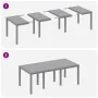 Conjunto de Comedor de Jardín de 7 Piezas con Cojines Gris Claro de Rattan de Poliéster | Foro24.es | Tu tienda online para hogar, jardín y más Foro24.es