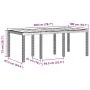 Conjunto de Comedor de Jardín de 7 Piezas con Cojines Gris Claro de Rattan de Poliéster | Foro24.es | Tu tienda online para hogar, jardín y más Foro24.es