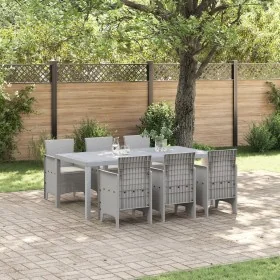 Conjunto de Comedor de Jardín de 7 Piezas con
