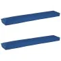 Cojines de Palet para Banco 2 pcs Azul Real 200x40x8 cm Tejido Oxford | Foro24.es | Tu tienda online para hogar, jardín y más Foro24.es