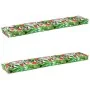 Cojines de Pallets para Banco 2 pcs Selva Tropical 200x40x8 cm Tela Oxford | Foro24.es | Tu tienda online para hogar, jardín y más Foro24.es
