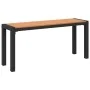 Set de Comedor de Jardín de 3 Piezas de Acero y WPC Marrón | Foro24.es | Tu tienda online para hogar, jardín y más Foro24.es