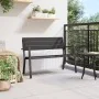 Banco de Jardín de Acero y WPC Negro | Foro24.es | Tu tienda online para hogar, jardín y más Foro24.es