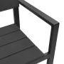 Banco de Jardín de Acero y WPC Negro | Foro24.es | Tu tienda online para hogar, jardín y más Foro24.es