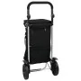 Carro de Compras con Ruedas y Asa Ajustable Negro 40 L | Foro24.es | Tu tienda online para hogar, jardín y más Foro24.es