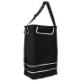 Carro de Compras con Ruedas y Asa Ajustable Negro 40 L | Foro24.es | Tu tienda online para hogar, jardín y más Foro24.es