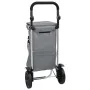 Carro de Compras con Ruedas y Mango Ajustable Gris 40 L | Foro24.es | Tu tienda online para hogar, jardín y más Foro24.es