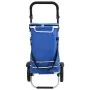 Carro de Compras con Ruedas y Mango Ajustable Azul 40 L | Foro24.es | Tu tienda online para hogar, jardín y más Foro24.es