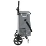 Carro de Compras con Ruedas y Mango Ajustable Gris 40 L | Foro24.es | Tu tienda online para hogar, jardín y más Foro24.es