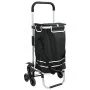 Carrito de compras con escalador de escaleras Negro 40 L von , Fundas para tronas y carros de la compra - Ref: Foro24-4200233...