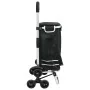 Carrito de compras con escalador de escaleras Negro 40 L von , Fundas para tronas y carros de la compra - Ref: Foro24-4200233...