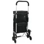Carrito de compras con escalador de escaleras Negro 40 L von , Fundas para tronas y carros de la compra - Ref: Foro24-4200233...