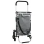 Carro de Compras con Ruedas y Asa Ajustable Gris 40 L | Foro24.es | Tu tienda online para hogar, jardín y más Foro24.es