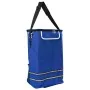 Carro de la compra con ruedas y mango ajustable Azul 40 L von , Fundas para tronas y carros de la compra - Ref: Foro24-420023...