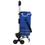 Carro de la compra con ruedas y mango ajustable Azul 40 L von , Fundas para tronas y carros de la compra - Ref: Foro24-420023...