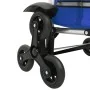 Carro de la compra con ruedas y mango ajustable Azul 40 L von , Fundas para tronas y carros de la compra - Ref: Foro24-420023...