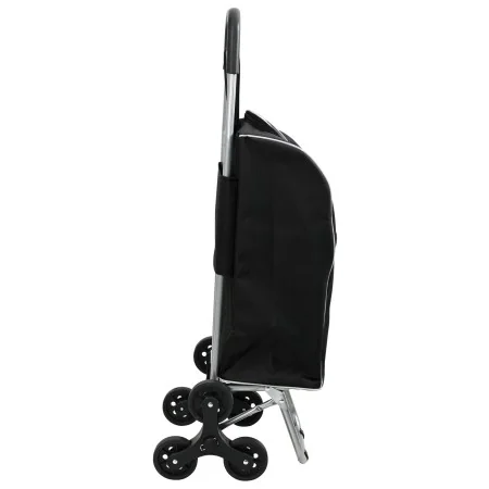 Carro de Compras con Escalador de Escaleras Negro 38 L | Foro24.es | Tu tienda online para hogar, jardín y más Foro24.es