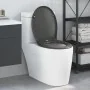 Asiento de inodoro de liberación rápida con cierre suave en duroplasto antracita by , Toilet and bidet seats - Ref: Foro24-42...