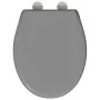 Asiento de Inodoro de Liberación Rápida con Cierre Suave Duroplast Gris | Foro24.es | Tu tienda online para hogar, jardín y más Foro24.es