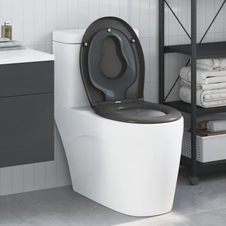 Asiento de inodoro familiar con asiento para niños y sistema de liberación rápida en Duroplast | Foro24.es | Tu tienda online para hogar, jardín y más Foro24.es