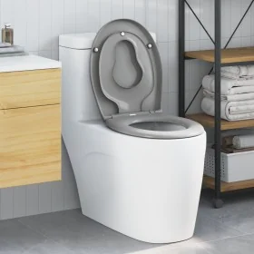 Asiento de Inodoro Familiar con Asiento Infantil Liberación Rápida Duroplast de , Asientos de inodoros y bidés - Ref: Foro24-...