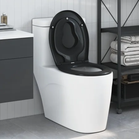 Asiento de inodoro para familia con asiento para niños, liberación rápida de Duroplast von , Toiletten- und Bidetsitze - Ref:...