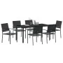 Set de 4 Negro Poliratán, acero con recubrimiento en polvo by , Garden chairs - Ref: Foro24-3379083, Price: 345,42 €, Discoun...