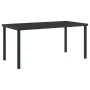Set de 4 Negro Poliratán, acero con recubrimiento en polvo by , Garden chairs - Ref: Foro24-3379083, Price: 345,42 €, Discoun...