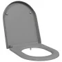 Asiento de Inodoro con Liberación Rápida y Cierre Suave Duroplast Gris de von , Toiletten- und Bidetsitze - Ref: Foro24-42002...