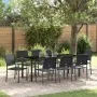Set de 5 Negro Ratán PE, Acero Recubierto de Polvo von , Gartenstühle - Ref: Foro24-3379085, Preis: 435,21 €, Rabatt: -5%%