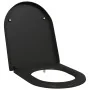 Asiento de Inodoro de Liberación Rápida con Cierre Suave Duroplast Negro de | Foro24.es | Tu tienda online para hogar, jardín y más Foro24.es