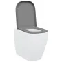 Asiento de inodoro de liberación rápida con cierre suave Duroplast Gris von , Toiletten- und Bidetsitze - Ref: Foro24-4200235...