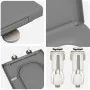 Asiento de inodoro de liberación rápida con cierre suave Duroplast Gris von , Toiletten- und Bidetsitze - Ref: Foro24-4200235...