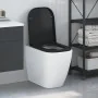 Asiento de inodoro de liberación rápida con cierre suave de duropal negro von , Toiletten- und Bidetsitze - Ref: Foro24-42002...