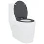 Asiento de Inodoro de Liberación Rápida con Cierre Suave Duroplast Antracita by , Toilet and bidet seats - Ref: Foro24-420023...