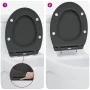 Asiento de Inodoro de Liberación Rápida con Cierre Suave Duroplast Antracita by , Toilet and bidet seats - Ref: Foro24-420023...