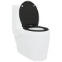 Asiento de Inodoro de Liberación Rápida con Cierre Suave Duroplast Negro | Foro24.es | Tu tienda online para hogar, jardín y más Foro24.es
