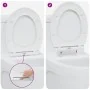 Asiento de Inodoro de Liberación Rápida con Cierre Suave de Duroplast Blanco | Foro24.es | Tu tienda online para hogar, jardín y más Foro24.es
