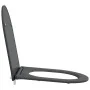 Asiento de inodoro que se cierra suave y rápido Duroplast Antracita by , Toilet and bidet seats - Ref: Foro24-42002366, Price...