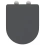 Asiento de inodoro que se cierra suave y rápido Duroplast Antracita by , Toilet and bidet seats - Ref: Foro24-42002366, Price...
