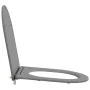 Asiento de inodoro fácil de quitar con cierre suave Duroplast Gris | Foro24.es | Tu tienda online para hogar, jardín y más Foro24.es