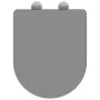 Asiento de inodoro fácil de quitar con cierre suave Duroplast Gris | Foro24.es | Tu tienda online para hogar, jardín y más Foro24.es