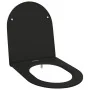 Asiento de Inodoro de Liberación Rápida con Cierre Suave - Duroplast, Negro von , Toiletten- und Bidetsitze - Ref: Foro24-420...
