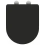 Asiento de Inodoro de Liberación Rápida con Cierre Suave - Duroplast, Negro von , Toiletten- und Bidetsitze - Ref: Foro24-420...