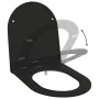 Asiento de Inodoro de Liberación Rápida con Cierre Suave - Duroplast, Negro von , Toiletten- und Bidetsitze - Ref: Foro24-420...