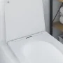 Asiento de inodoro de liberación rápida de con cierre suave de duroplast blanco von , Toiletten- und Bidetsitze - Ref: Foro24...