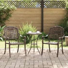 Sillas de Jardín 2 pcs Bronce de Aluminio Fundido von , Gartenstühle - Ref: Foro24-42002370, Preis: 210,32 €, Rabatt: -5%%