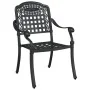 Sillas de jardín 2 pcs negras de aluminio fundido von , Gartenstühle - Ref: Foro24-42002371, Preis: 210,15 €, Rabatt: %