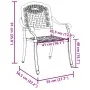 Sillas de Jardín 2 pcs Verde de Aluminio Fundido | Foro24.es | Tu tienda online para hogar, jardín y más Foro24.es