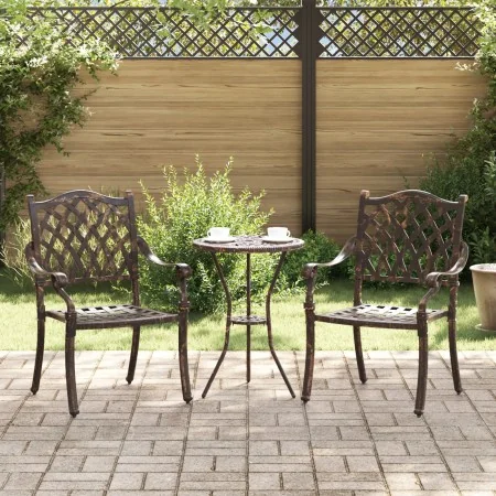 Sillas de jardín 2 pcs de bronce de aluminio fundido von , Gartenstühle - Ref: Foro24-42002374, Preis: 225,18 €, Rabatt: %